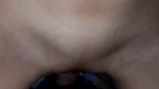 Penis-hungry sweety takes a rides on a donger