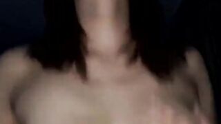 Penis-hungry sweety takes a rides on a donger