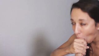 Crazed Teen Epic Blowjob POV