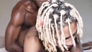 freckled face cinnamon stackz loves gets banged! huge african penis jay bangher