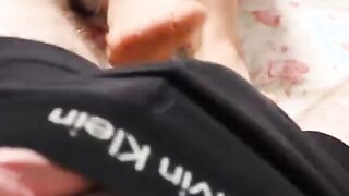 The best Blowjob Cum down in her Throat