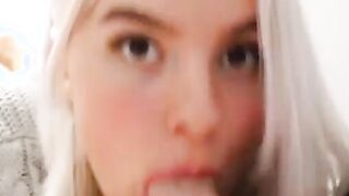 The best Blowjob Cum down in her Throat