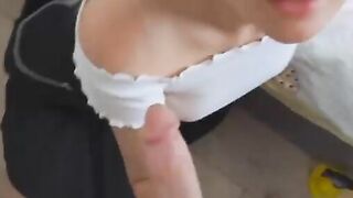 Step Sister Fucked like a Bitch and Cum Floods her Face