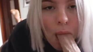 Step Sister Gives Sneaky Blowjob and Wild Ride