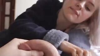 Step Sister Gives Sneaky Blowjob and Wild Ride