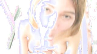 Tranny knelt just to suck a big dick