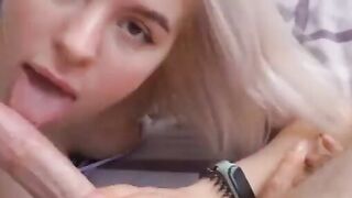 Blonde Step Sister Enjoys Dick after a Hard Day