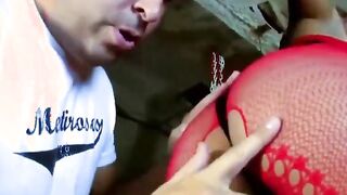 spanish latina 19 year old fuck anal with saggy hooters