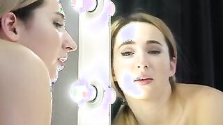 Lovely Erika Brika takes the time to make herself up, but her real goal is to gotten herself off. This