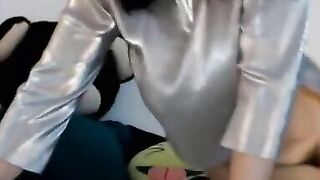 Amazing Chick fingerfucking herself and loving it