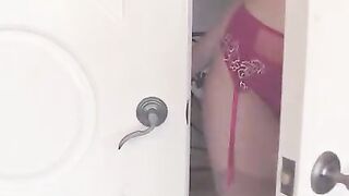 American Siri fucking into the bedroom with her panties