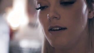 African myfreecam Demi Sutra lesbian sex with hot blonde friend