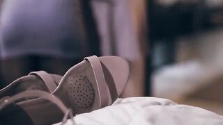 African myfreecam Demi Sutra lesbian sex with hot blonde friend