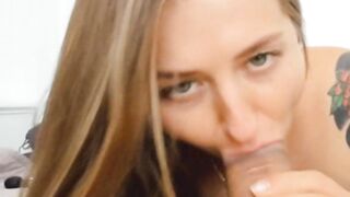 Tattooed Ginger Gets Facedfuck By Her Boyfriend