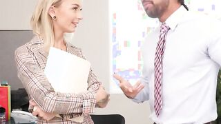 PASSION-HD Office Tease Getting Bosses Dick Hard