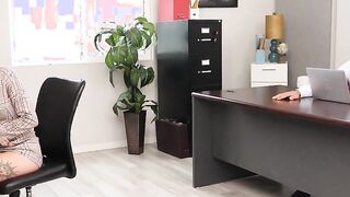 PASSION-HD Office Tease Getting Bosses Dick Hard