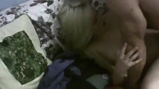 Sensational blonde getting her tight wet pussy smashed