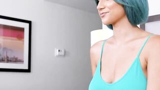 Lucky Stud Is Interviewing Cutie And Charismatic Roxie Sinner