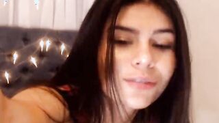 Hot Brunette Ravenous Sexual Appetite Live