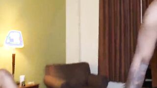 Hottie golden honey swallows huge african penis first time