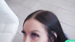 Tiny Slut Jazmin Luv Seduces Gigantic Dude And Getting Pounded! In The