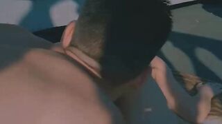 Step Brother Licks Pussy of Teen to Orgasm