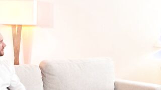 Naughty America - Hot Read Oral Sex Madison Morgan fucks cock