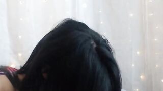 Beautiful Brunette Pleasurable During Webcam Show