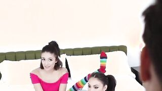 Cutie Teenagers Sluts get Surprised by Gigantic Loads of Cum into their Tight Pussies Compilation