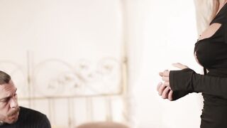 Russian wife gets back at cheating hubby