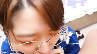 Momoko Azuma returns to our studios and wears a yakata to masturbate 2