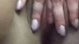 Horny Chick fingerfucking her pussy