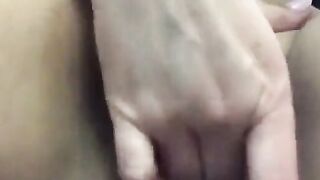 Horny Chick fingerfucking her pussy