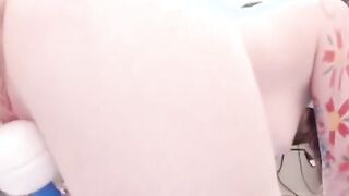 Busty Chick having fun with Vibrator and loving it