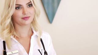 TUSHY beauty hotel patron Angelika seduces valet for anal fun