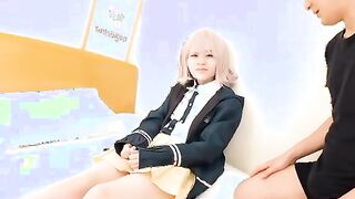 Beauty Saeko Ishiki comes to watch us with a cute cosplay