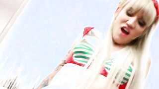 TRANSEROTICA Transexual Blonde Lena Kelly Anal Boned By Santa