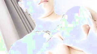 Sexual Reona Sato comes with her wet pussy and her gigantic tits