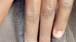 Hot Ebony masturbates with Lovense Lush Vibrator