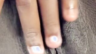 Hot Ebony masturbates with Lovense Lush Vibrator
