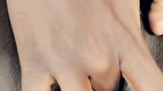 Hot Ebony masturbates with Lovense Lush Vibrator