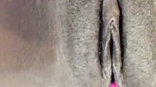 Hot Ebony masturbates with Lovense Lush Vibrator
