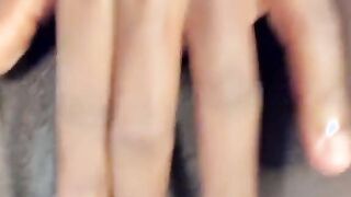 Hot Ebony masturbates with Lovense Lush Vibrator