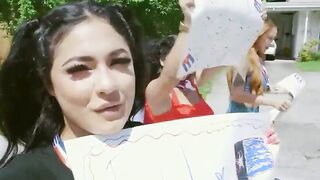 Viva La Revolución - three Cubanitas Sell Their Culos Online To Support