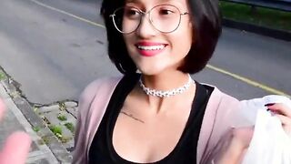 CARNE DEL MERCADO - sexy Latina Luna Getting Hard Cock