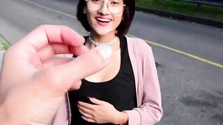 CARNE DEL MERCADO - sexy Latina Luna Getting Hard Cock