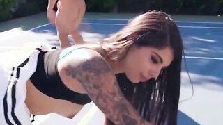 (Xander Corvus) Massages (Gina Valentinas) Foot To Ease Her Pain They End