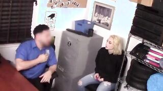 Blonde Long Boobed Skylar Vox Getting Banged! In The Backroom