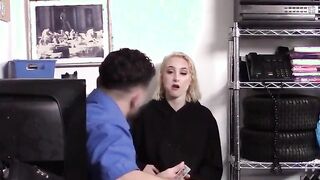 Blonde Long Boobed Skylar Vox Getting Banged! In The Backroom