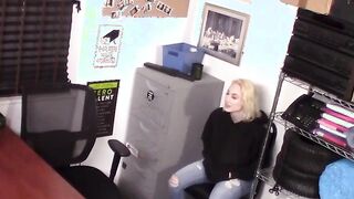 Blonde Long Boobed Skylar Vox Getting Banged! In The Backroom